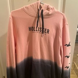 Hollister, multi-colored, men’s hooded sweatshirt.